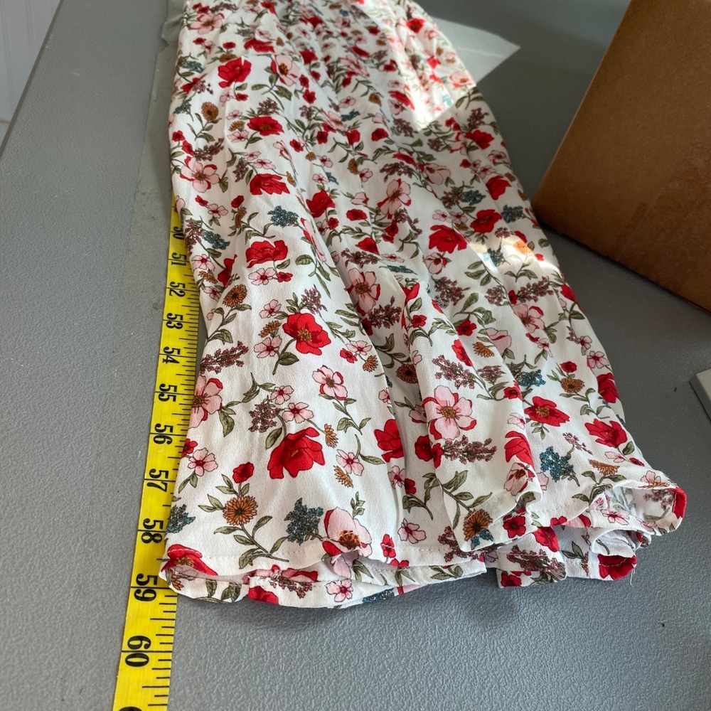 Forever 21 Womens Button Front Floral Cottagecore Maxi Dress Size S Bloomcore - Picture 11 of 12